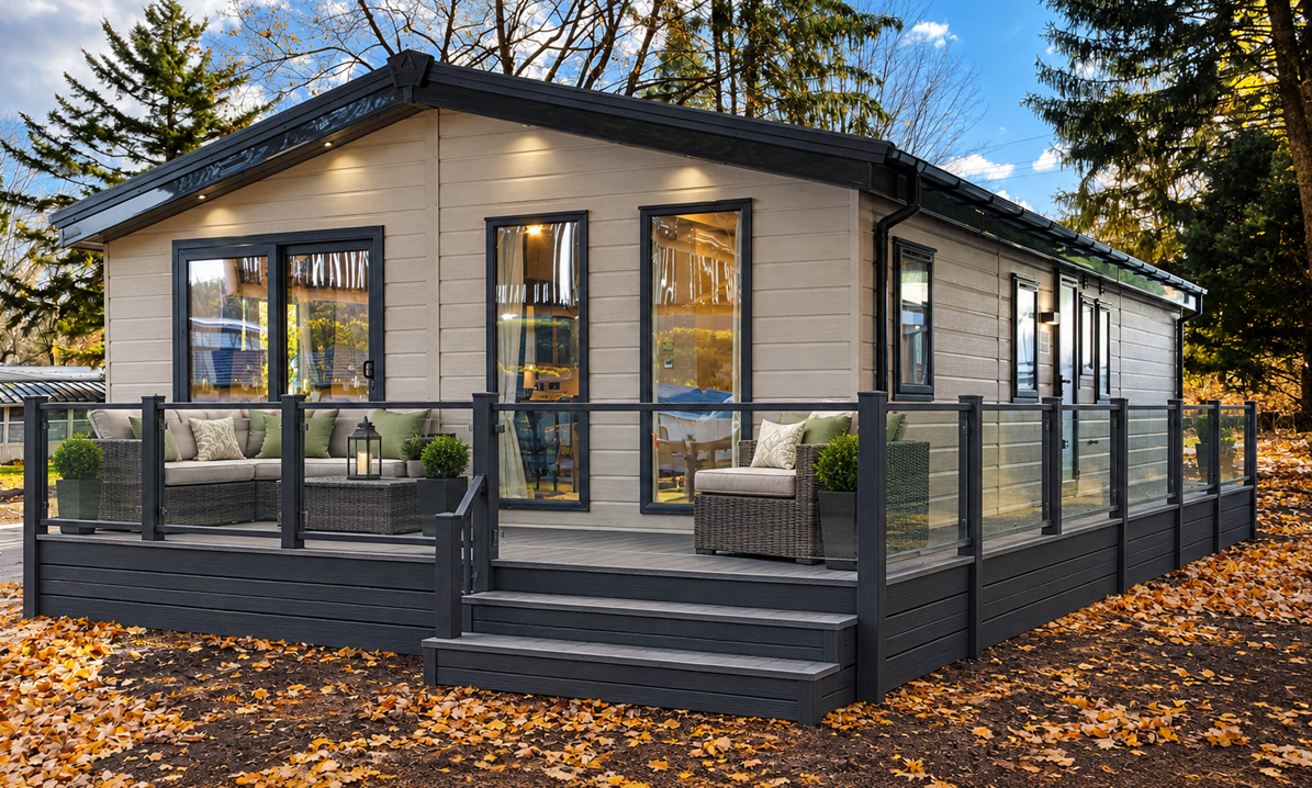 Sunrise Brentwood Lodge New Mobile Home Park Home BS3632
