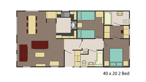 Pre-Order | NEW Sunrise Brentwood Lodge | 2/3 beds | BS3632 Residential Spec
