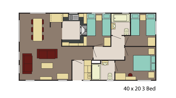 Pre-Order | NEW Sunrise Brentwood Lodge | 2/3 beds | BS3632 Residential Spec
