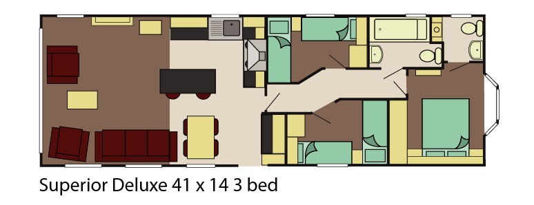 PRE-ORDER | 2027 Sunrise Lodge Superior DELUXE | 40x14 | 2 or 3 beds